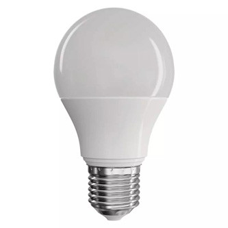 LED žárovka EMOS Lighting E27, 220-240V, 8.5W, 806lm, 4000k, neutrální bílá, 30000h, Classic A60 60x102mm
