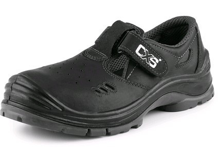 Obuv sandál CXS SAFETY STEEL IRON S1, černý, vel. 37