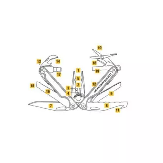 Leatherman Multitool CHARGE TTi PLUS stříbrná Leatherman Multitool CHARGE TTi PLUS stříbrná