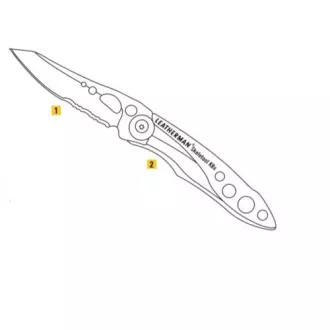 Leatherman SKELETOOL KBx nůž stříbrná/zelená Leatherman SKELETOOL KBx nůž stříbrná/zelená