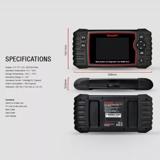 Diagnostika iCarsoft VAWS V2.0 for Audi / VW / Seat / Škoda