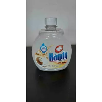 Mýdlo tekuté Handy mléko+kokos antibakterial náhr.náplň s uzávěrem 500ml