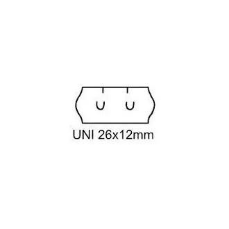 Etikety Univerzal 26x12mm bílé