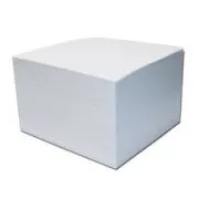 Blok kostka 8,5x8,5x4cm nelepená bílá