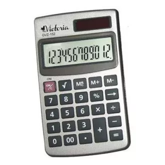 Kalkulačka Victoria GVZ-152 12místná kapesní Kalkulačka Victoria GVZ-152 12místná kapesní