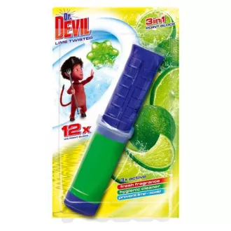 WC gel bodový blok 3v1 Dr.Devil Lime Twister 75ml
