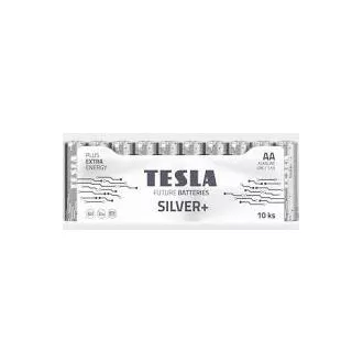 Baterie Tesla Silver+ AA 1,5V (LR6, tužkové) 10ks Baterie Tesla Silver+ AA 1,5V (LR6, tužkové) 10ks
