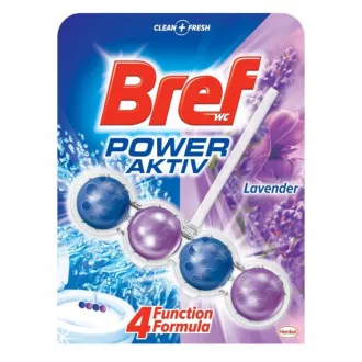 WC závěs kuličky Bref Power aktiv Lavender 50g