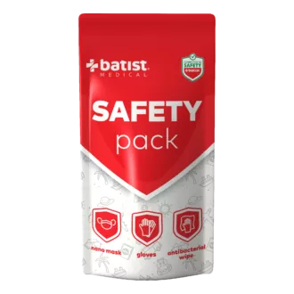 SAFETY pack maska+rukavice+ubrousek 3v1