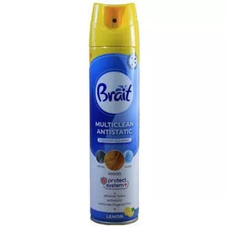 Leštěnka na nábytek Brait Multiclean antistatic lemon 300ml