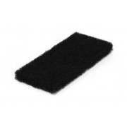 Pad podlahový obdélníkový ruční 11x25cm černý (8900004)