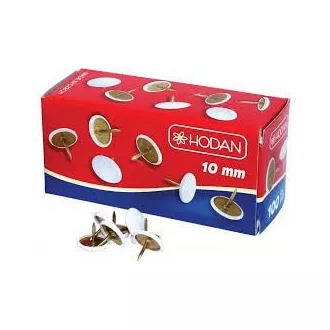 Připináčky 10mm 100ks 225 bílé Hodan