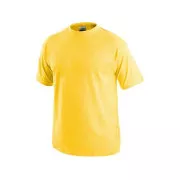 Tričko s krátkým rukávem DANIEL, žluté, vel. M
