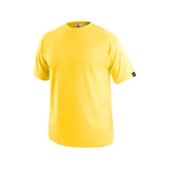 Tričko CXS DANIEL, krátký rukáv, žluté, vel. 2XL