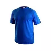 Tričko s krátkým rukávem DANIEL, středně modré, vel. 4XL