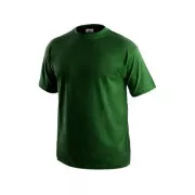 Tričko s krátkým rukávem DANIEL, lahvově zelené, vel. 2XL