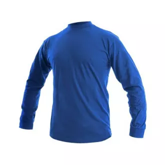 Tričko PETR, dlouhý rukáv, středně modré, vel. 3XL
