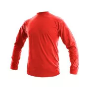Tričko PETR, dlouhý rukáv, červené, vel. 2XL
