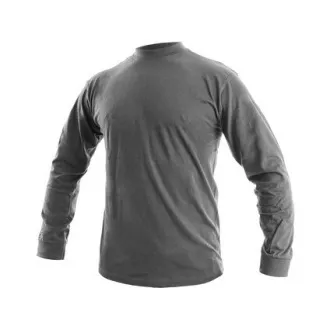 Pánské tričko s dlouhým rukávem PETR, zinkové, vel. 3XL