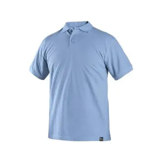 Polokošile CXS MICHAEL, krátký rukáv, nebesky modrá, vel. 2XL