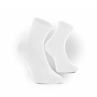 Bambusové ponožky Bamboo medical antibakterial, 3páry bílé vel. 43-46