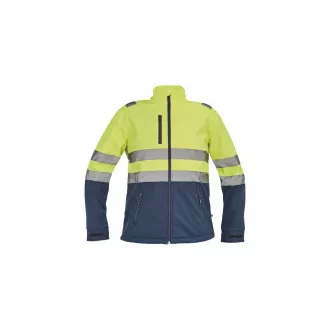 GRANADA HV SOFTSH.bunda žlutá/navy 3XL
