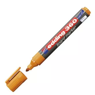 Popisovač Edding 360 na bílé tabule oranžový válcový hrot 1,5-3mm