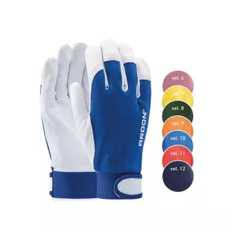 Kombinované rukavice ARDON®HOBBY 06/XS - s prodejní etiketou - růžové | A1073/06-SPE