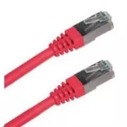 XtendLan patch kabel Cat6A, SFTP, LS0H - 0, 3m, červený (prodej po 10 ks)