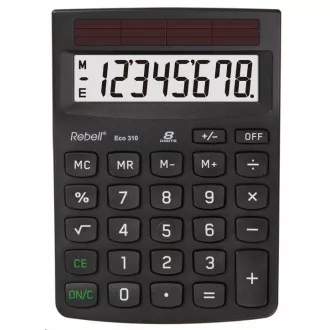 REBELL kalkulačka - Eco 310 - černá