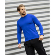 Tričko ARDON®CUBA s dlouhým rukávem středně modrá royal | H13224/2XL