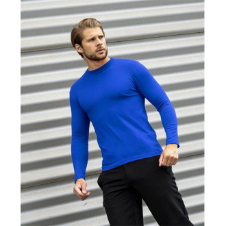 Tričko ARDON®CUBA s dlouhým rukávem středně modrá royal | H13224/M
