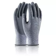 Máčené rukavice ARDON®NATURE TOUCH 07/S - s prodejní etiketou - šedé | A8080/07-SPE