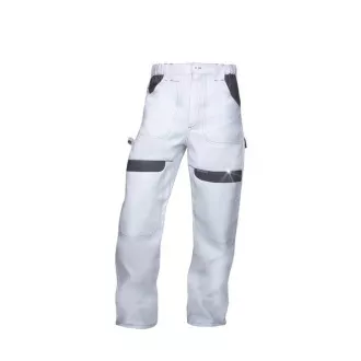Kalhoty ARDON®COOL TREND bílo-šedé prodloužené | H8818/3XL