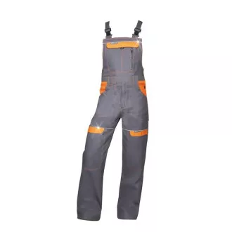 Kalhoty s laclem ARDON®COOL TREND šedo-oranžové zkrácené | H8409/2XL