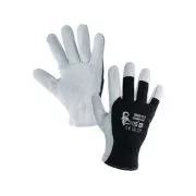 Kombinované rukavice TECHNIK ECO, černo-bílé, vel. 10