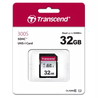 TRANSCEND SDHC karta 32GB 300S, UHS-I U1 (R:100/W:25 MB/s)