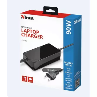 TRUST Univerzální napájecí adaptér pro notebooky Primo 90W-19V Laptop Charger