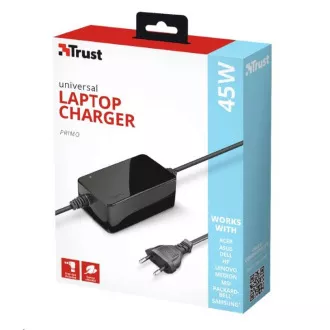 TRUST Univerzální napájecí adaptér pro notebooky 45W Primo Laptop Charger