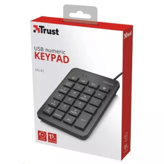 TRUST klávesnice Xalas USB Numeric Keypad