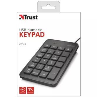 TRUST klávesnice Xalas USB Numeric Keypad