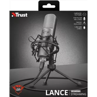 TRUST mikrofon GXT 242 Lance Streaming Microphone TRUST mikrofon GXT 242 Lance Streaming Microphone