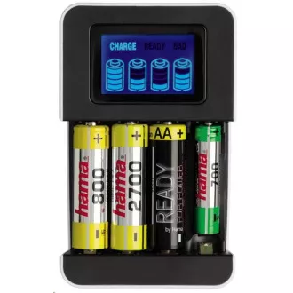 Hama nabíjačka Delta LCD Premium pre AA/AAA Hama nabíjačka Delta LCD Premium pre AA/AAA