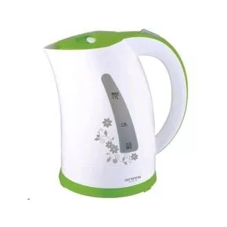 Orava VK-3417 G rychlovarná konvice, 2000 W, 1.7 l, automatické vypnutí, bílá / zelená