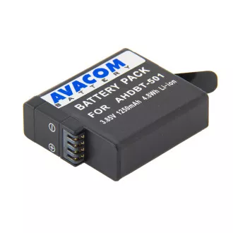 AVACOM baterie GoPro AHDBT-501 Li-Ion 3.85V 1250mAh 4.8Wh AVACOM baterie GoPro AHDBT-501 Li-Ion 3.85V 1250mAh 4.8Wh