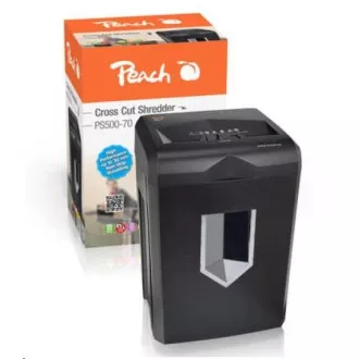 Peach Auto Cross Cut Shredder w. CD, PS500-70 / skartovač