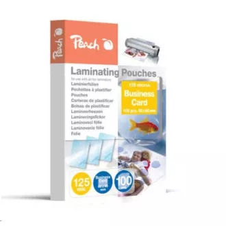 Peach Laminating Pouch Business Card (60x90mm), 125mic
