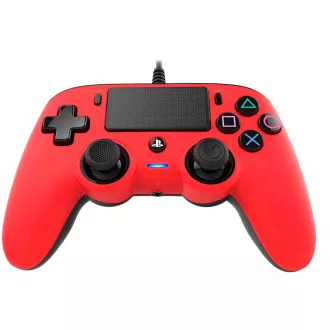 Nacon Wired Compact Controller - ovladač pro PlayStation 4 - červený Nacon Wired Compact Controller - ovladač pro PlayStation 4 - červený