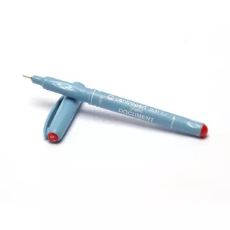 Popisovač Centropen 2631 Dokument červený 0,1mm
