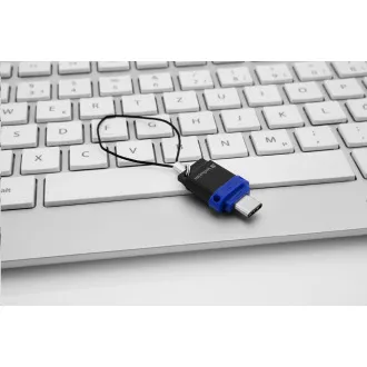 VERBATIM Flash Drive 32GB Store 'n' Go Dual Drive USB 3.0/USB Type-C, modrá